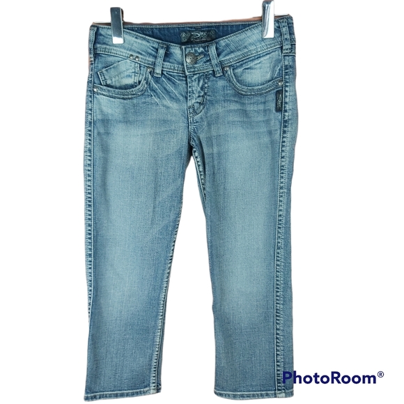 Silver Mckenzie Capri Jeans 